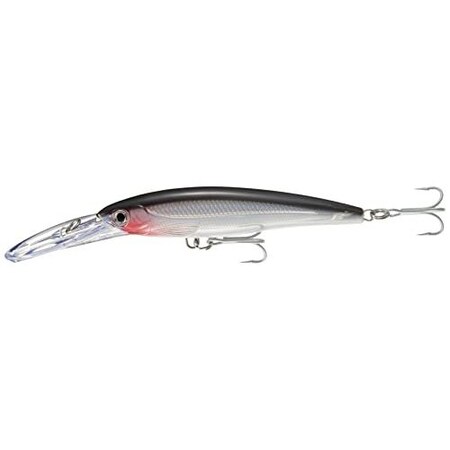 Rapala XRap Magnum 15 Trolling, Deep Diver, 4 34, 1 18 Oz, Silver, Floating XRMAG15S
